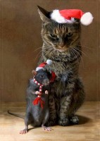 Christmas Cat & Mouse