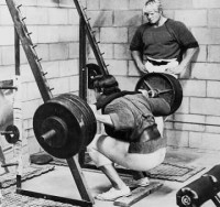 Arnold squatting