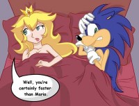 Peach And Sonic