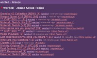 Group Topics (My View)