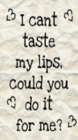 Lips taste