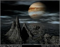 Jupiter moon Europa9 past
