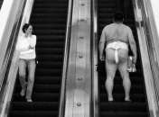 Sumo on an escalator