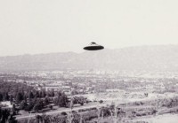 UFO Over City in USA