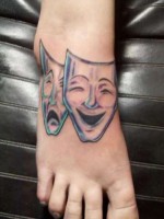 Comedy & Tragedy tattoo