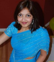 Blue saree girl