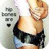 Hip bones