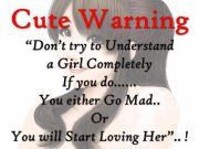 Cute warning