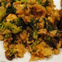 Broccoli and Rice Stir Fr