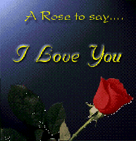 A rose 2say i luv u
