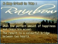 Friends r like rainbow