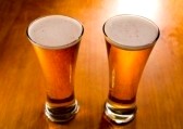 two glass of beer
