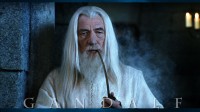 Gandalf blowing his pipe