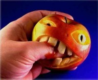apple with bite