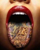 tatoo on tongue