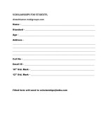Application Form to schol