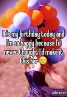 my birthday